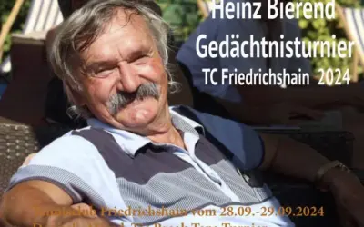 Plakat H.Bierend Gedächtnisturnier Plakat H.Bierend Gedächtnisturnier